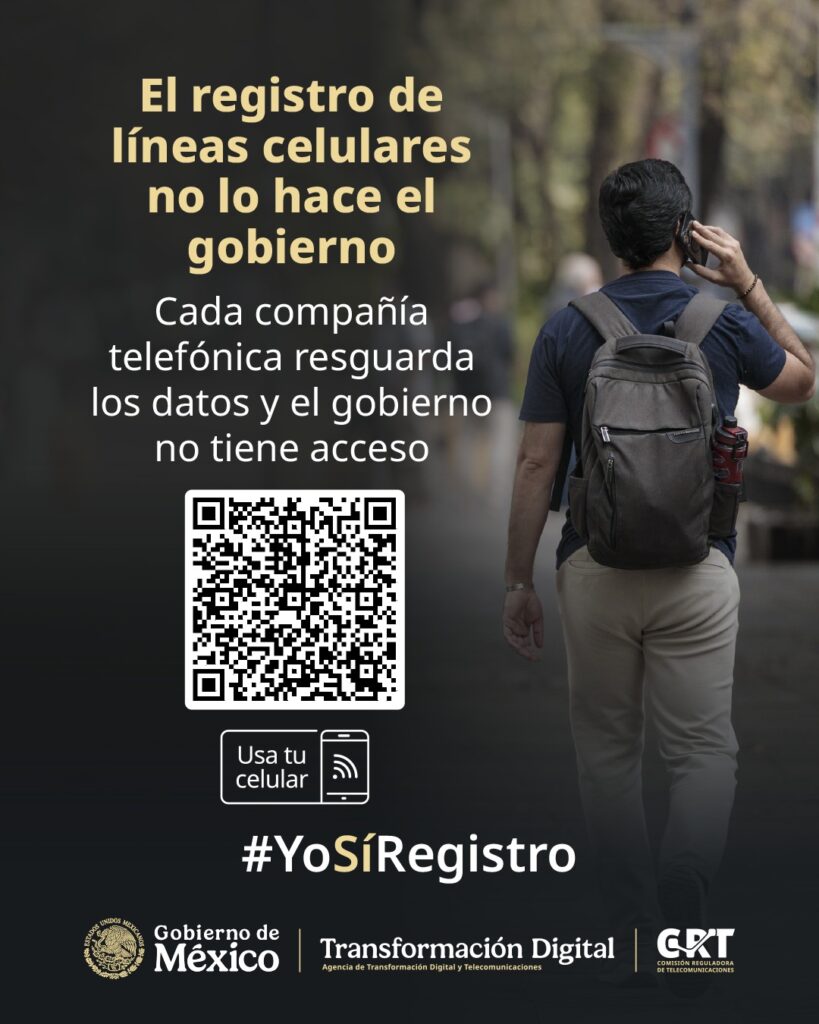 Registrar tu línea celular es más fácil activando tus datos móviles.