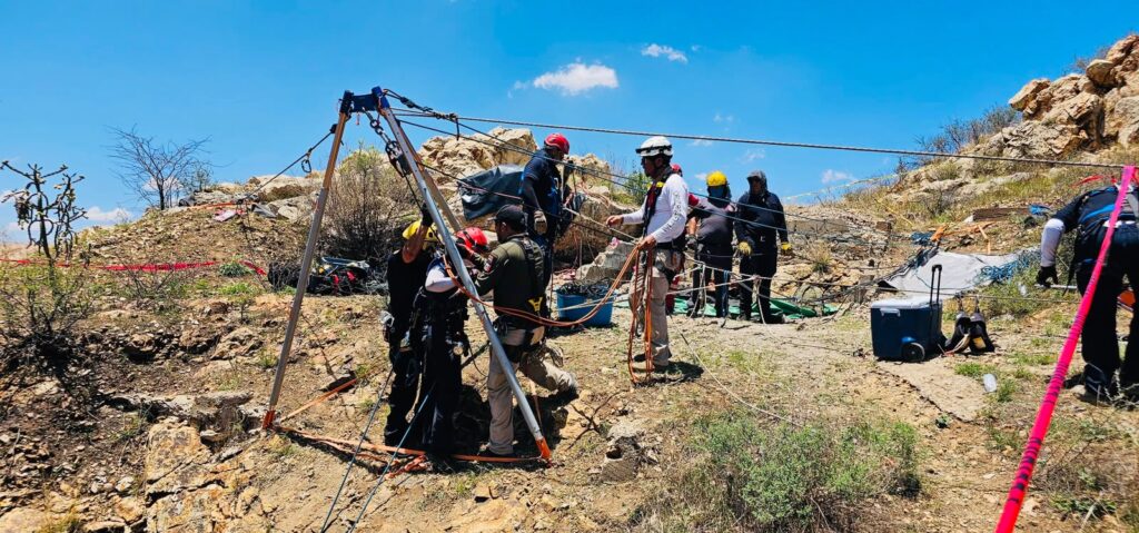 Gobierno de Parral refuerza seguridad con inspección y clausura de tiros de mina