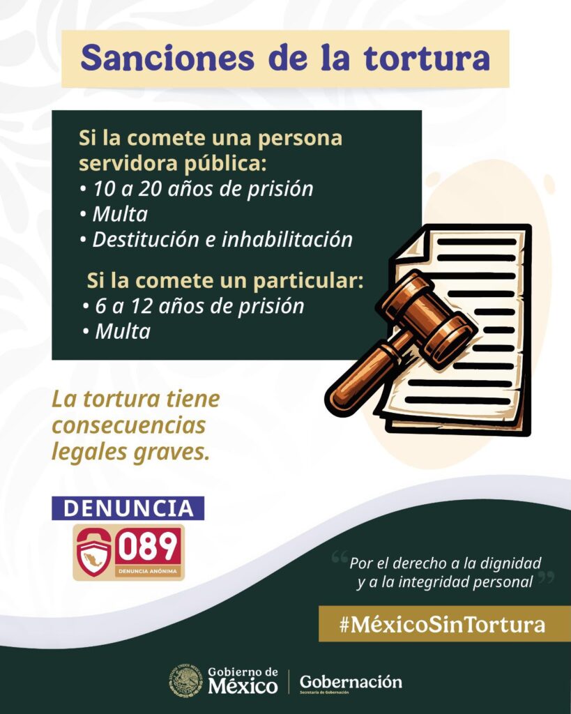 Campaña Nacional “México sin Tortura” 2026