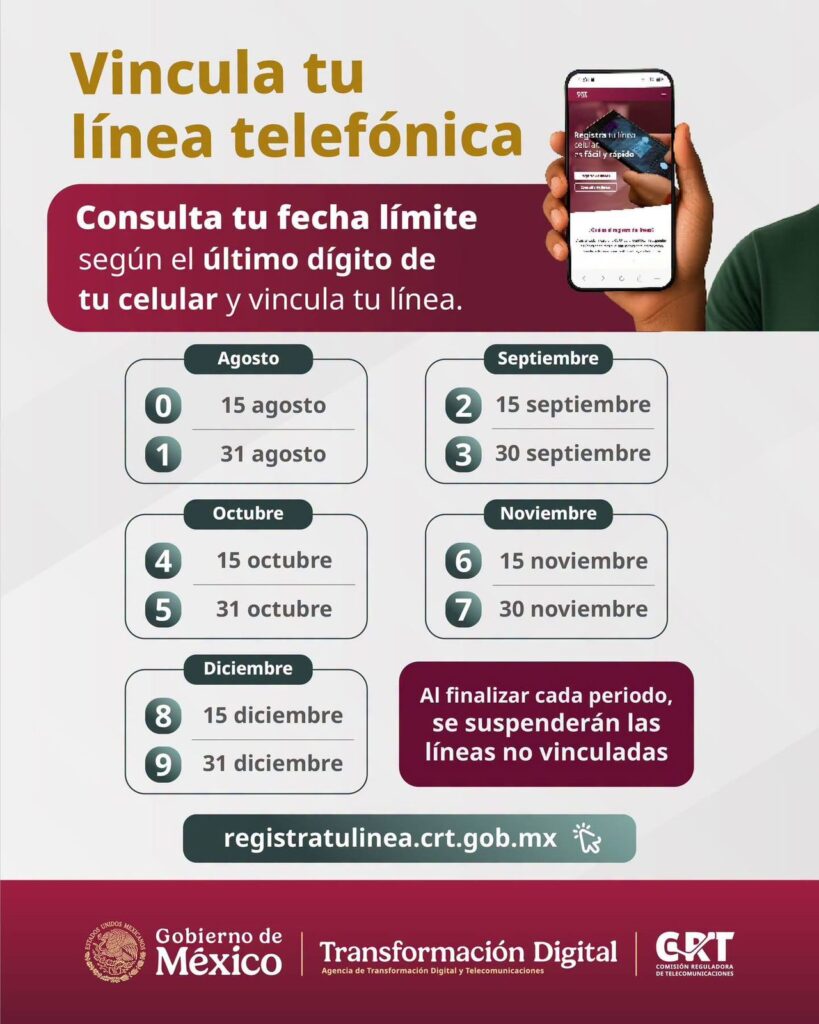 ¡Todavía estás a tiempo! Vincula tu línea telefónica y mantén tu servicio activo.