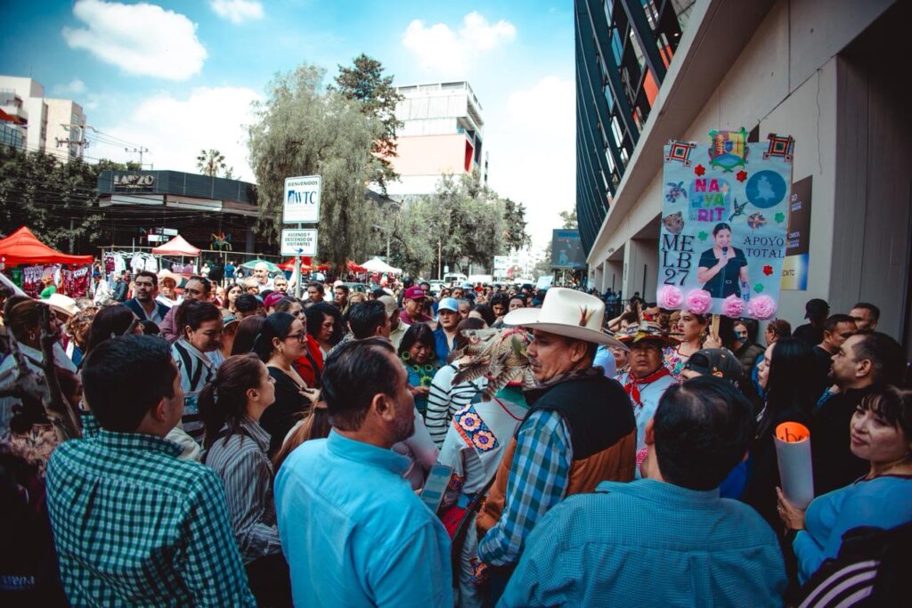 Elizabeth López Blanco se registra como aspirante a la Coordinación Estatal de la Defensa de la Transformación en Nayarit.