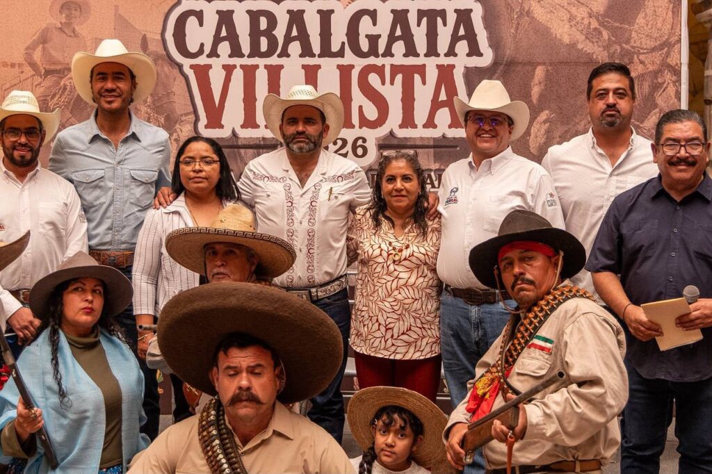 El alcalde Salvador Calderón presentó en Durango la edición 2026 de la Gran Cabalgata Villista