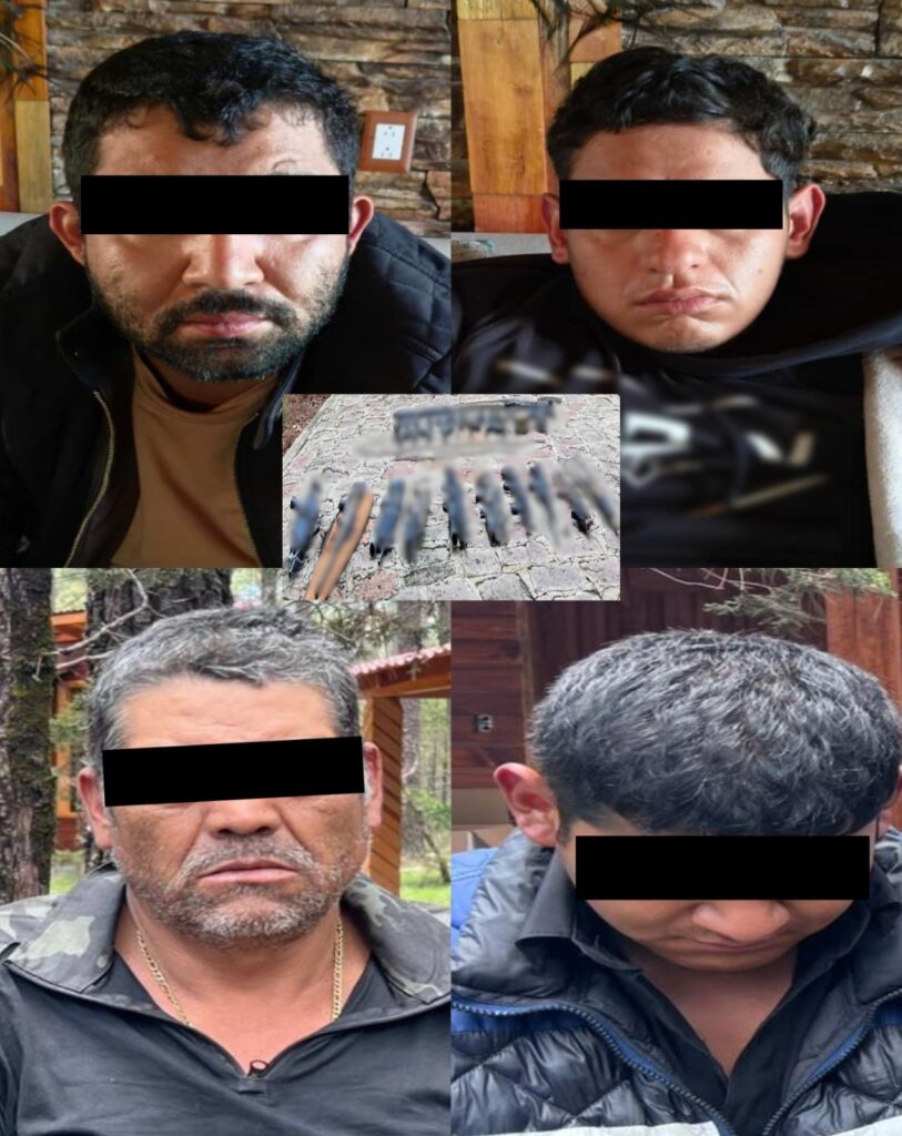 Operativo Militar en Mexiquillo dejó 4 detenidos, 9 armas y 6 vehículos asegurados