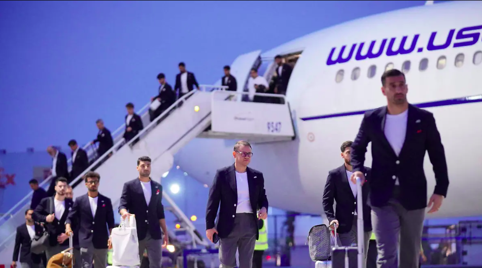Selección de Irán llega a Tijuana bajo fuerte operativo de seguridad