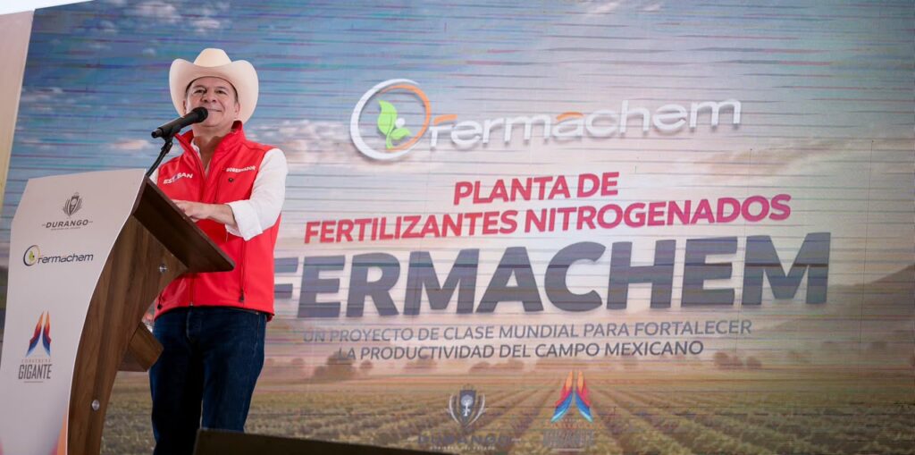 Destaca Esteban Villegas respaldo de Claudia Sheinbaum para inversión de Fermachem en Durango