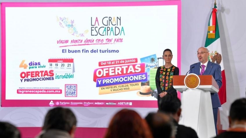 Sectur presenta «La Gran Escapada, el Buen Fin del Turismo 2026», con 114 mil experiencias