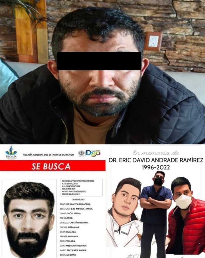 El Flechas es el presunto homicida del doctor Eric Andrade Ramírez: FGE