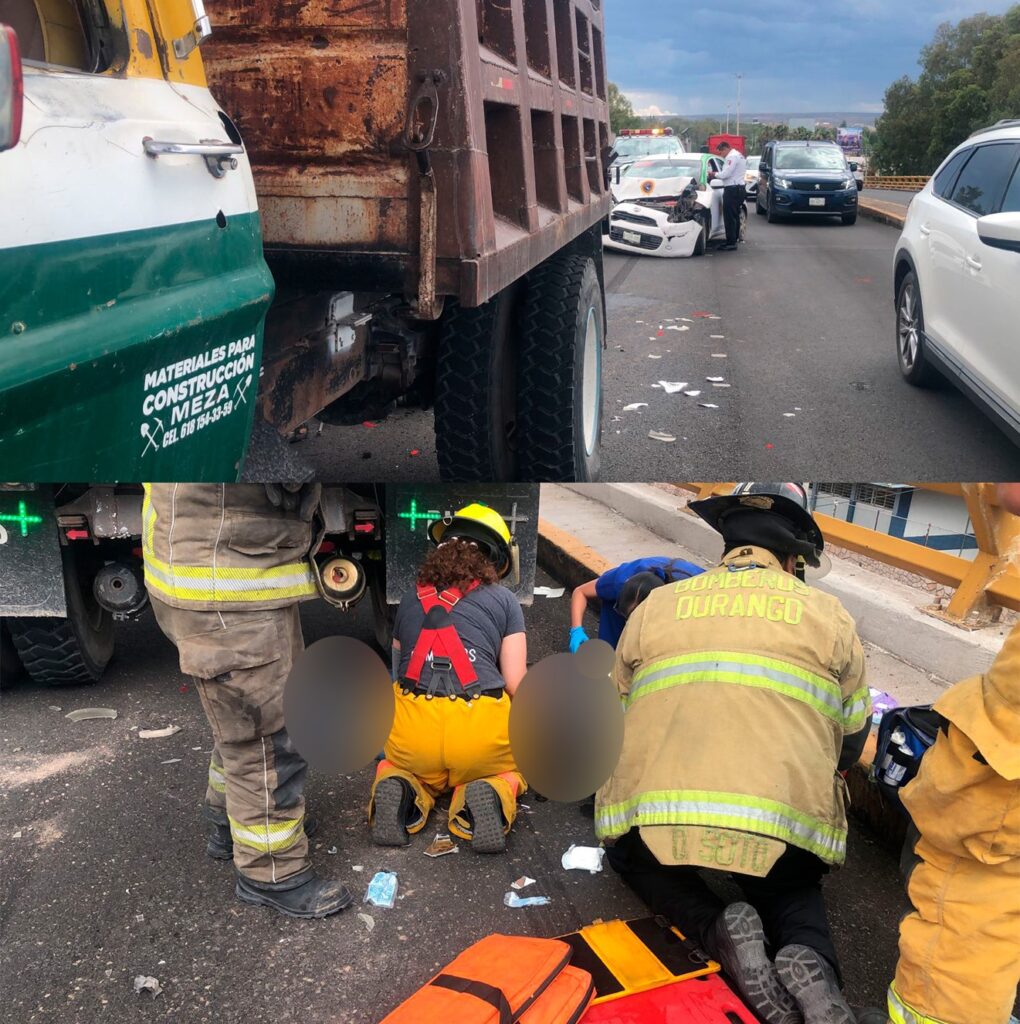 Reparaba su camión cuando lo arrolló un taxista y lo dejó grave