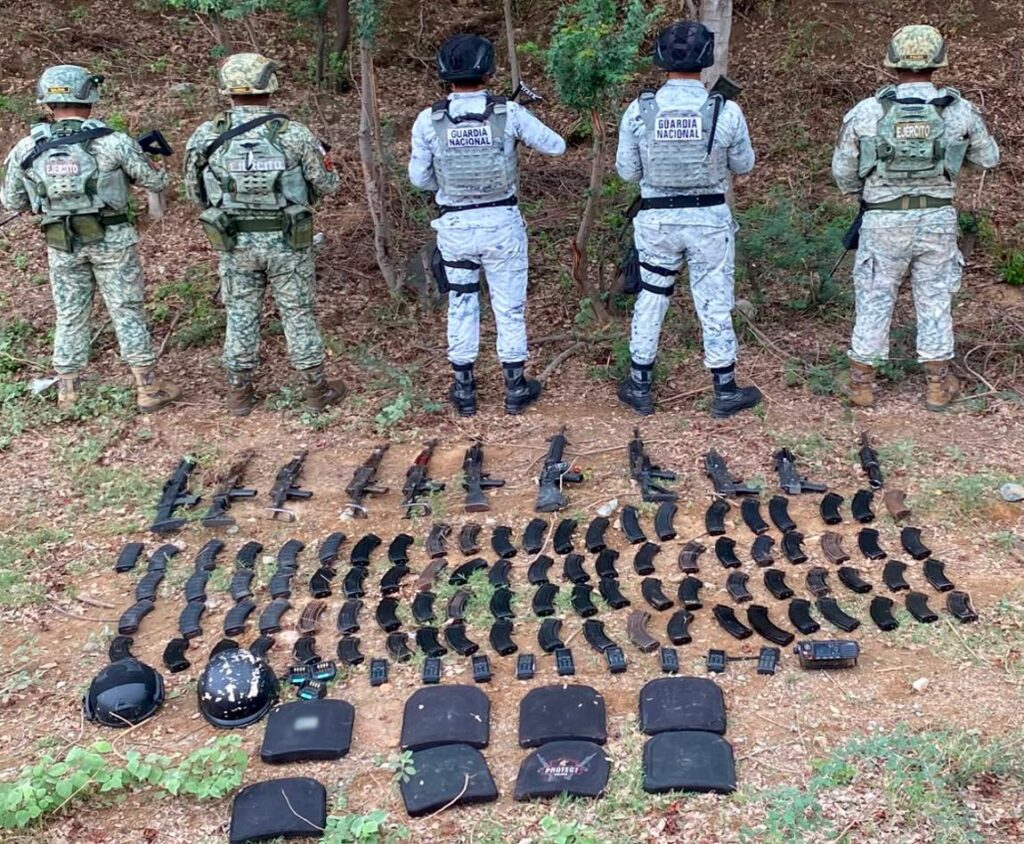 Otro arsenal y explosivos aseguran en Durango las Fuerzas Federales