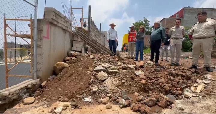 Avanza 25 por ciento obra pluvial en Vista del Cuatro para reducir riesgo de inundaciones