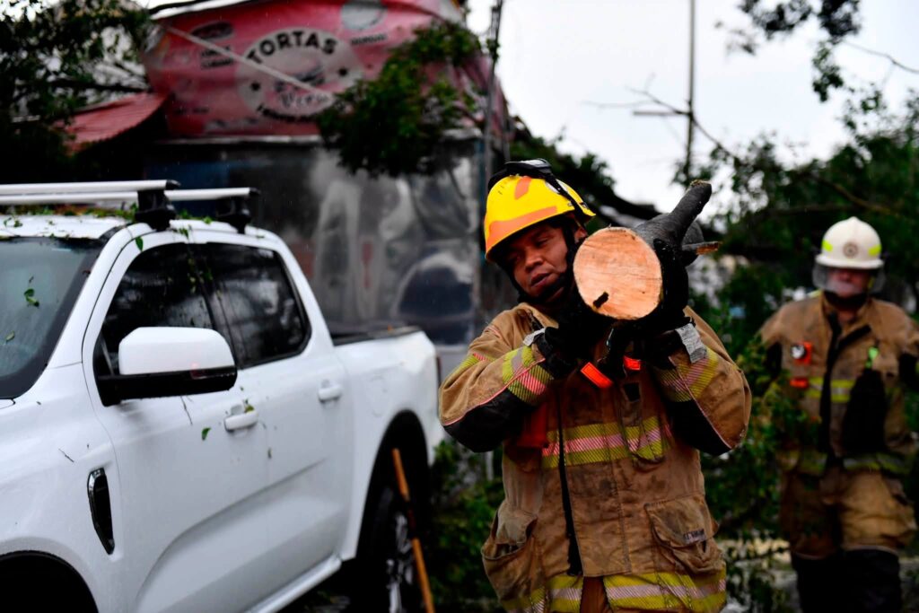 Tormenta derriba 32 árboles y moviliza a cuerpos de emergencia en Guadalajara