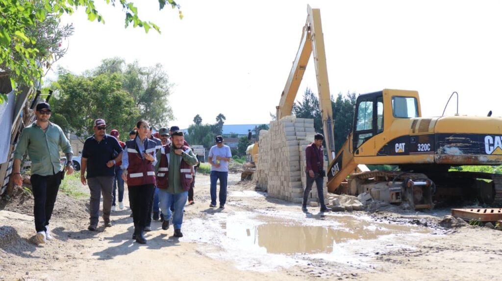 Mega obra hidráulica en Juan de la Barrera y Ojo de Agua alcanza 47% de avance en Tlaquepaque
