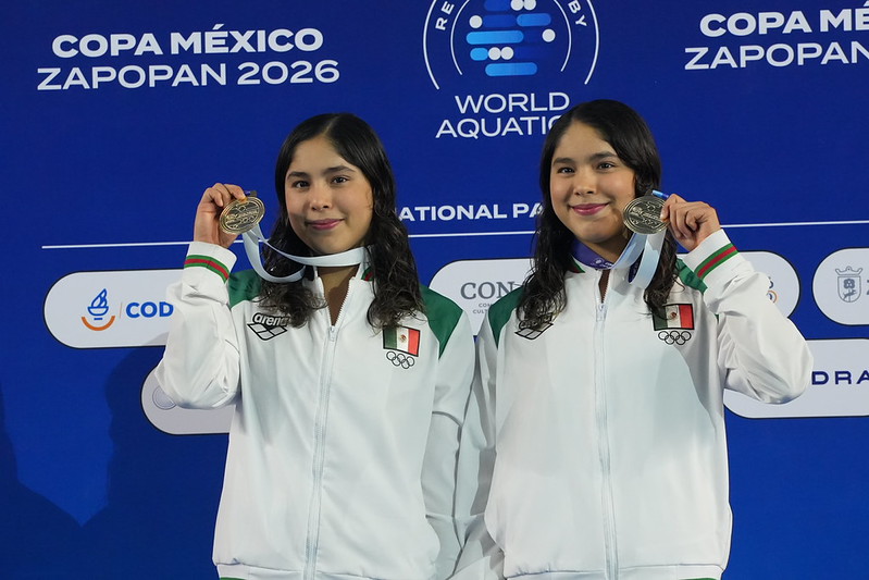 México cierra con tres oros la Copa México de Clavados Zapopan 2026
