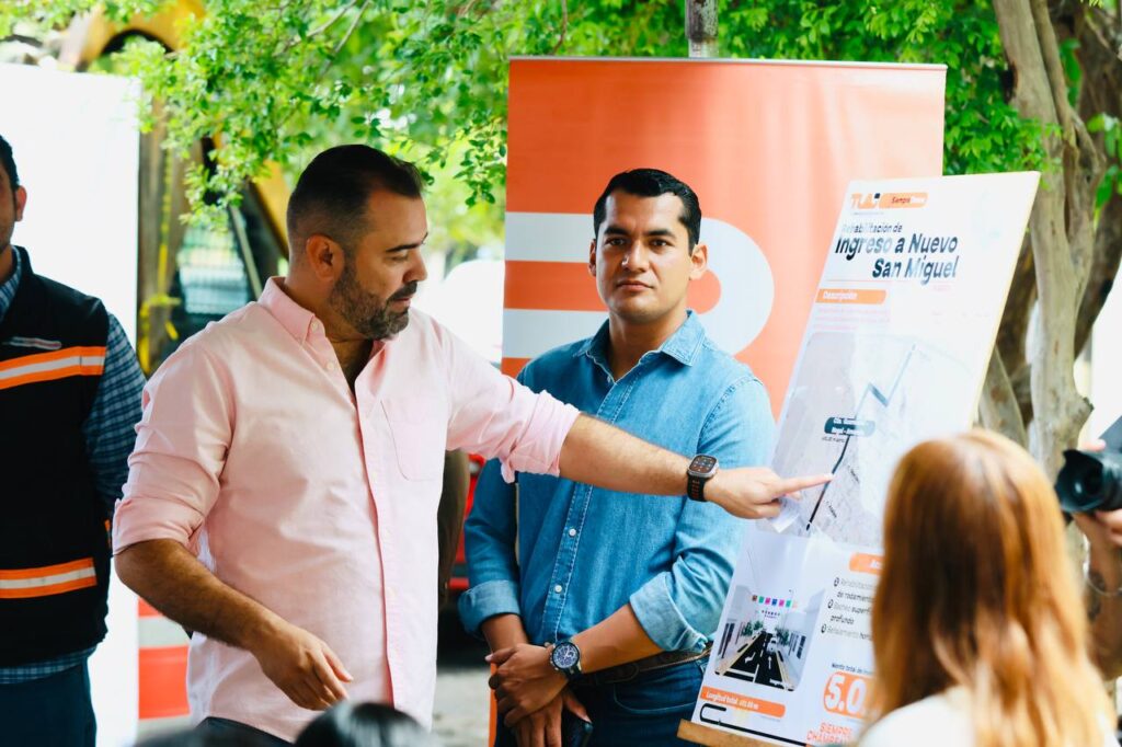 Inicia Tlajomulco rehabilitación del ingreso a Nuevo San Miguel; inversión en San Miguel Cuyutlán supera los 100 millones de pesos