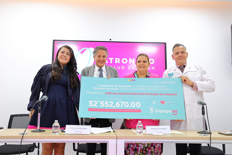 Recauda Zapopan 2.5 millones de pesos en donativos ciudadanos para apoyar a pacientes vulnerables