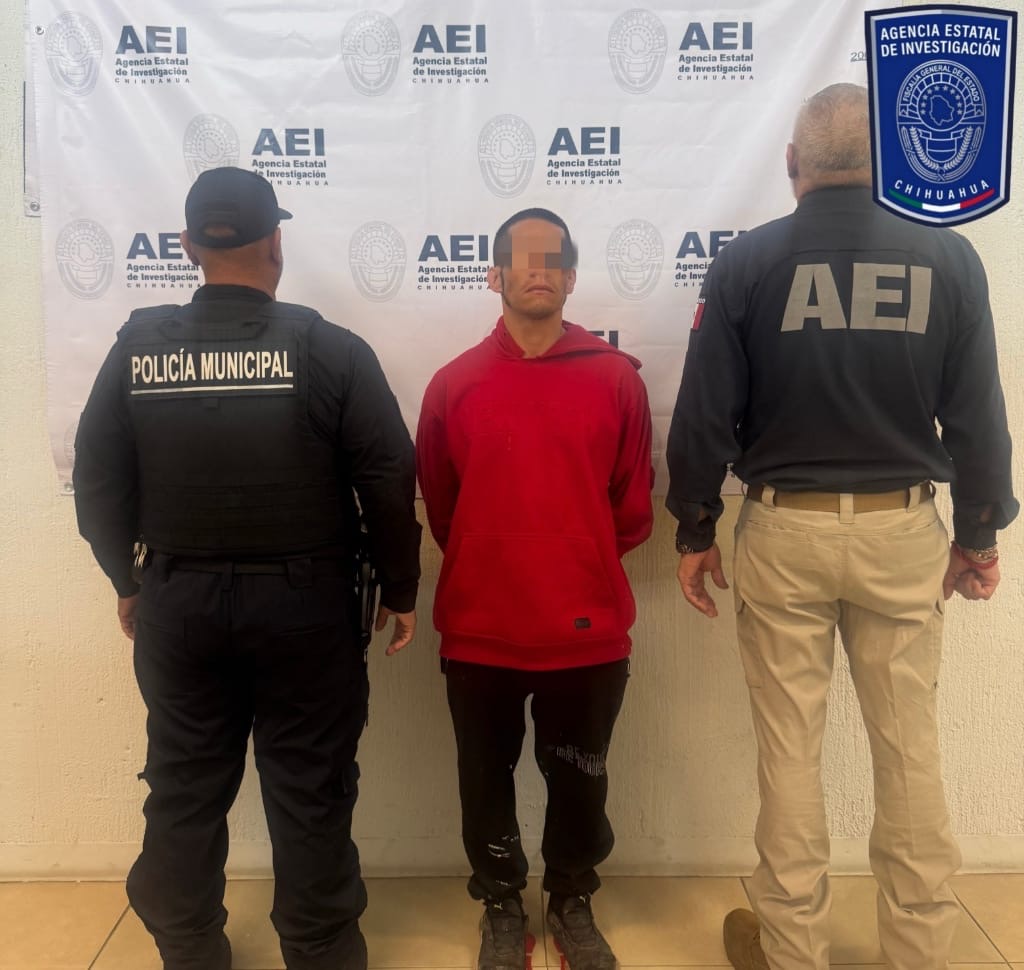 Detienen en Parral a presunto responsable de robo agravado en Lomas del Mirador