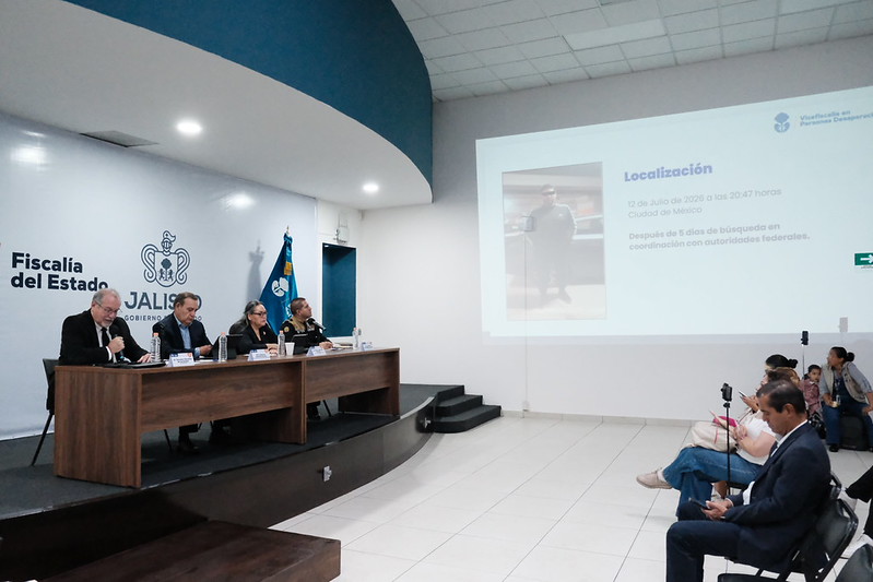 Fiscalía de Jalisco destaca trabajo de inteligencia para localizar a personas desaparecidas