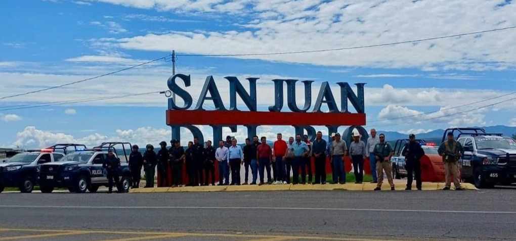 San Juan del Río mantiene coordinación para reforzar seguridad en comunidades