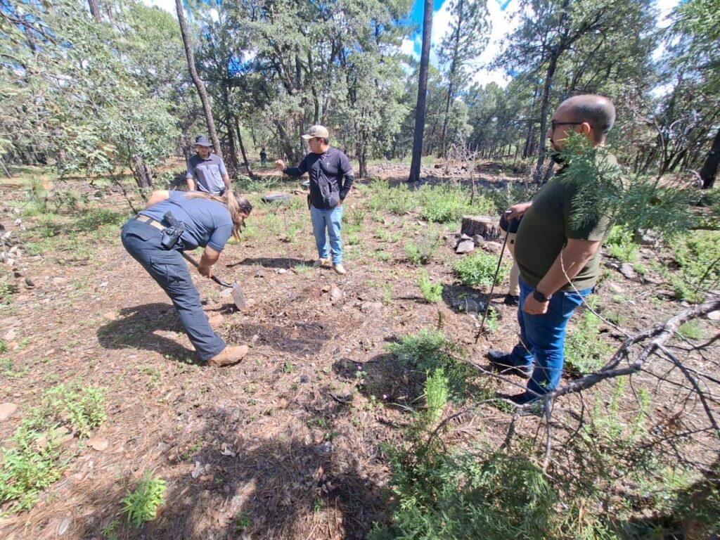Realizan rastreo e inspección con dron en localidades de Madera