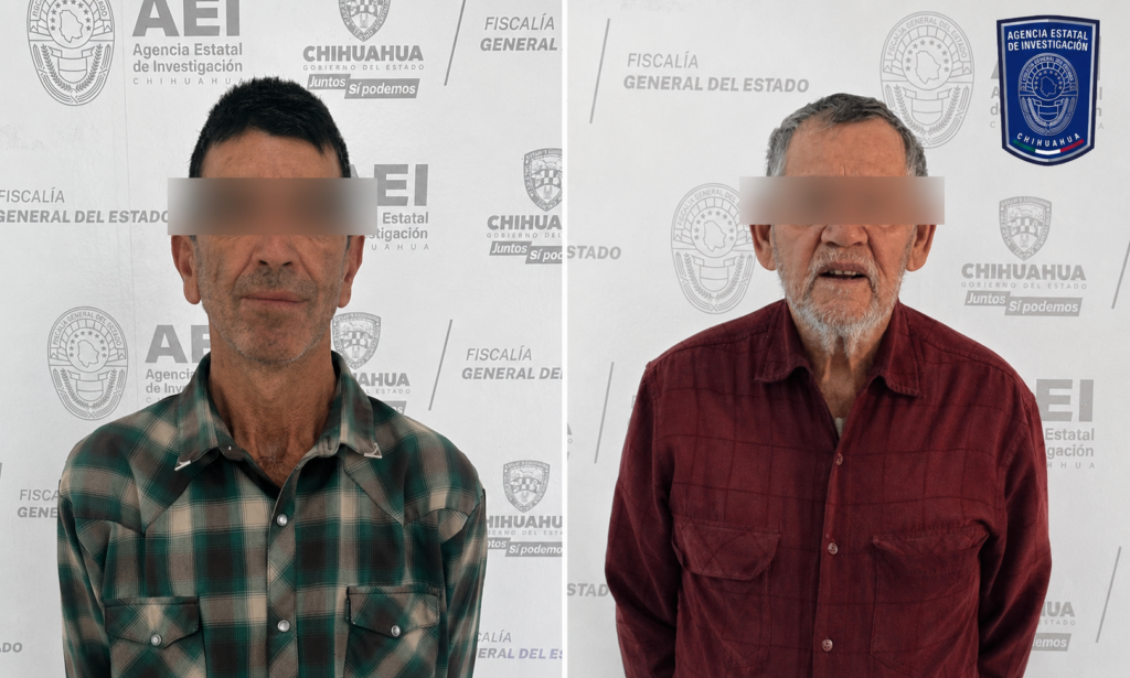 Detienen a dos adultos mayores por presuntos delitos sexuales en Cuauhtémoc y Guerrero