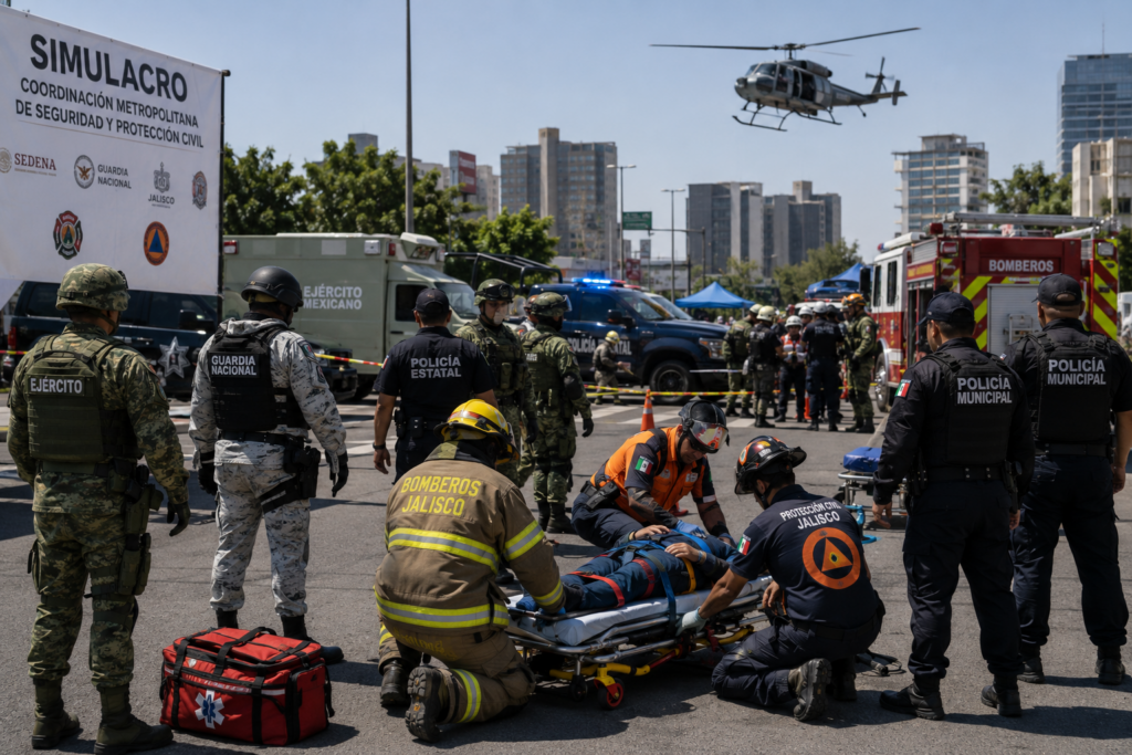 No se alarme, el lunes 13 simulacro metropolitano en la ZMG