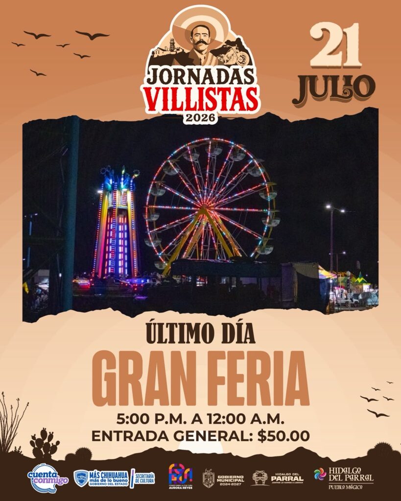 Gobierno de Parral informa cambio en el costo de acceso a la Feria de Mina La Prieta este 21 de julio