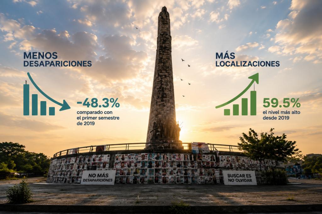 Disminuyen desapariciones en Jalisco durante el primer semestre de 2026; aumenta porcentaje de localización