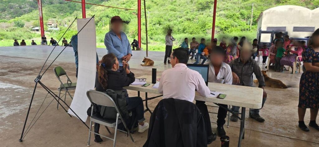 Brindan Fiscalía Sur y CEAVE atención integral a los habitantes del poblado Cinco Llagas
