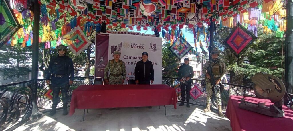 Canje de armas fortalece la seguridad