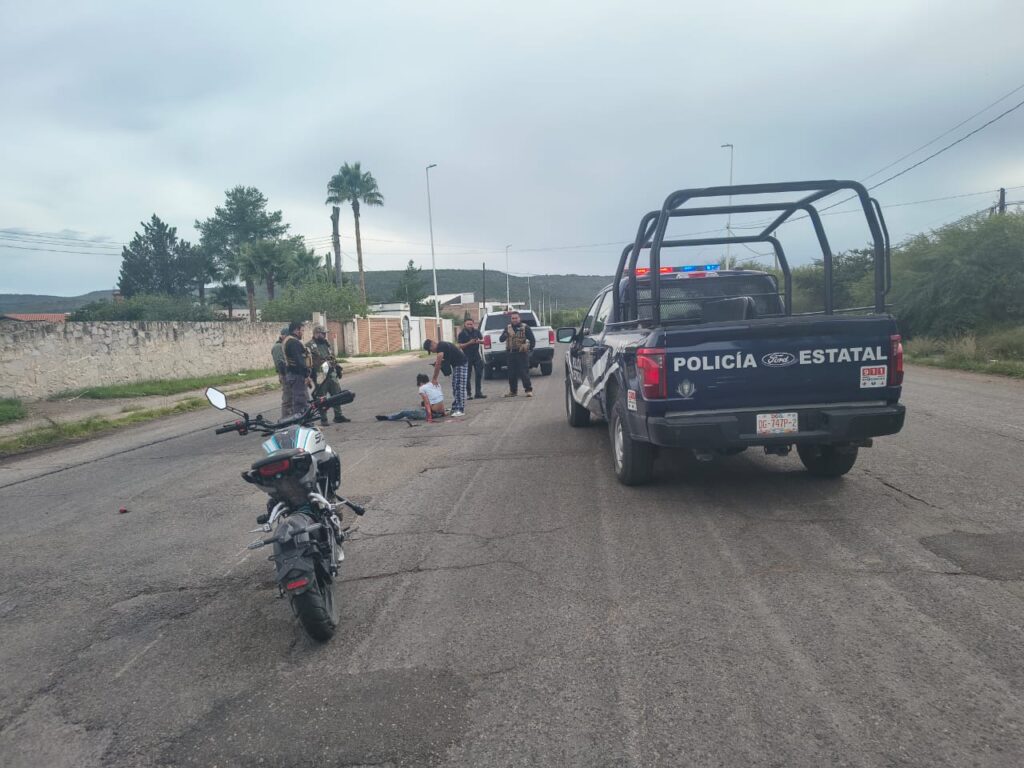 Otro accidente sobre el bulevar a El Pueblito deja a motociclista grave