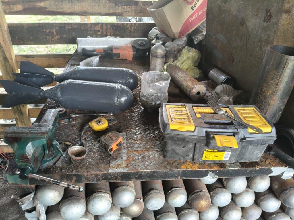 Fue en el municipio de San Dimas, Durango, donde militares aseguraron fábrica de explosivos