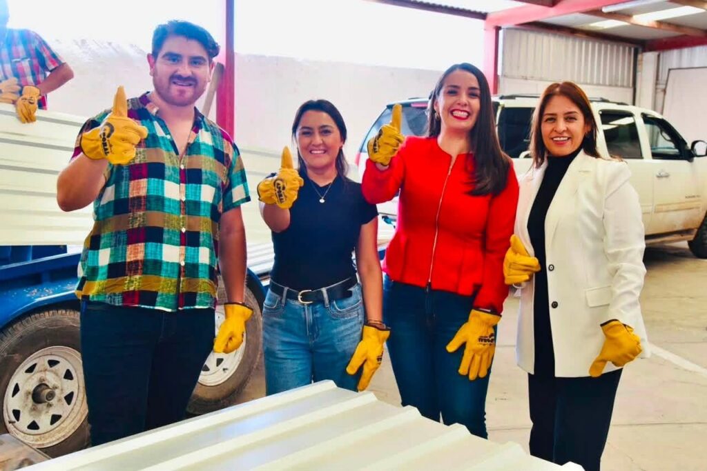 Gobierno de Nuevo Ideal entrega láminas subsidiadas para mejorar viviendas