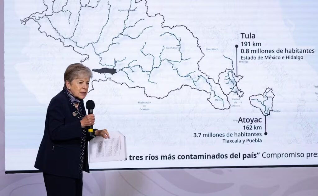Sheinbaum anuncia inversión de 20 mil mdp para rescatar los ríos más contaminados de México