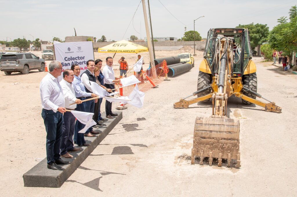 Rehabilitan colector San Alberto; 12 mil habitantes tendrán mejor drenaje y menos inundaciones