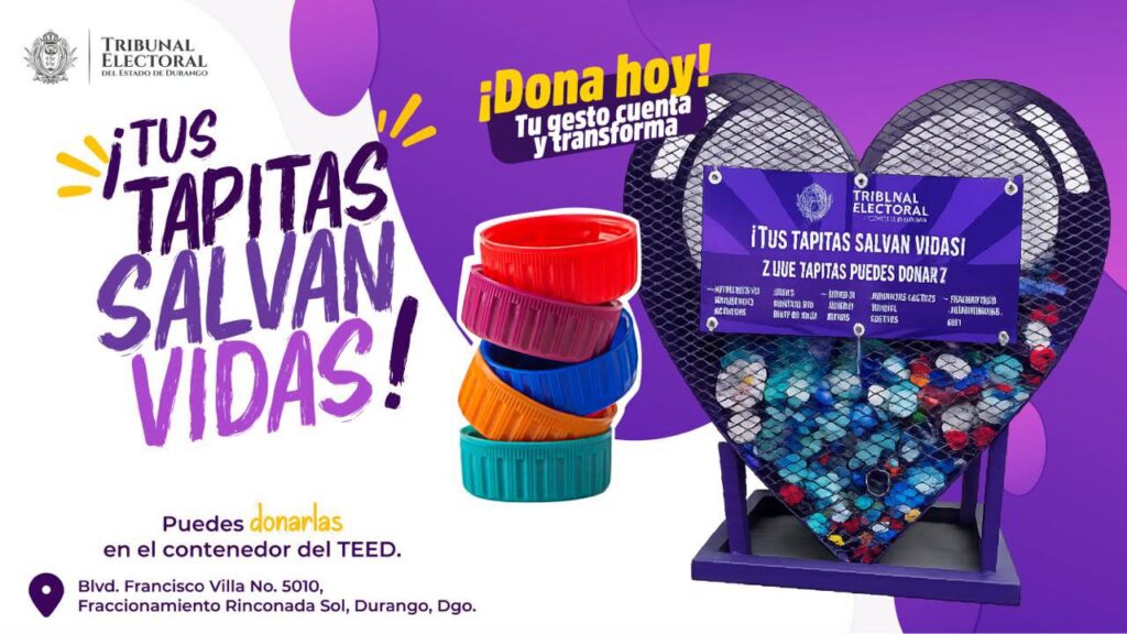 El TEED invita a donar tapitas de plástico para apoyar causas solidarias