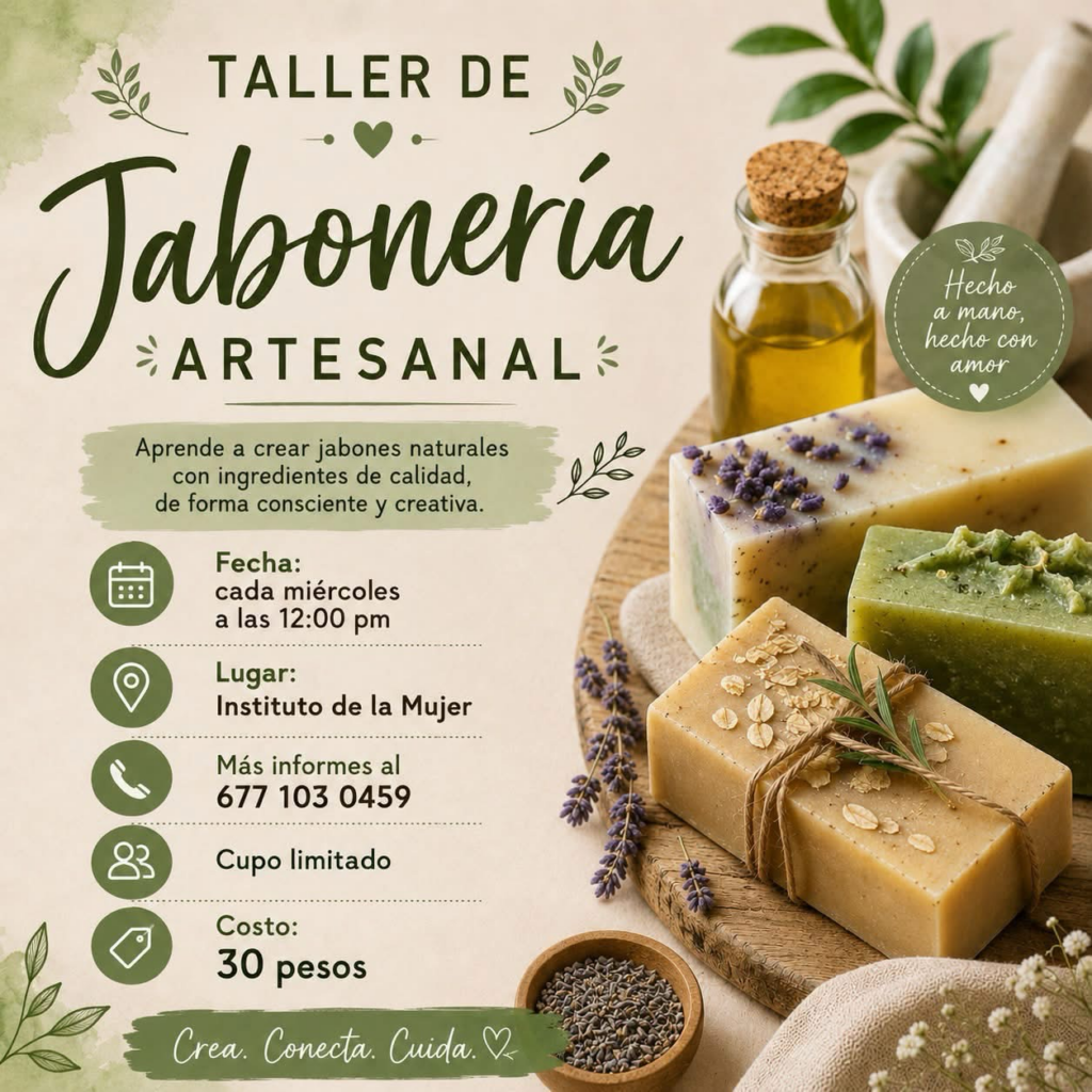 Gobierno de Pánuco de Coronado impulsa el autoempleo con taller de jabonería artesanal