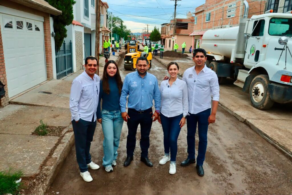 Supervisan Regidores del PRI avance del Colector Pluvial Jalisco junto a AMD