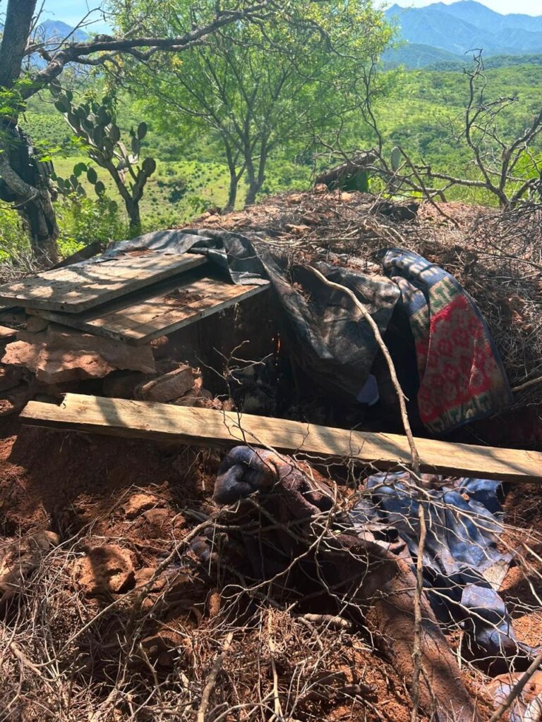 Inhabilitan búnker artesanal en Guadalupe y Calvo durante operativo conjunto
