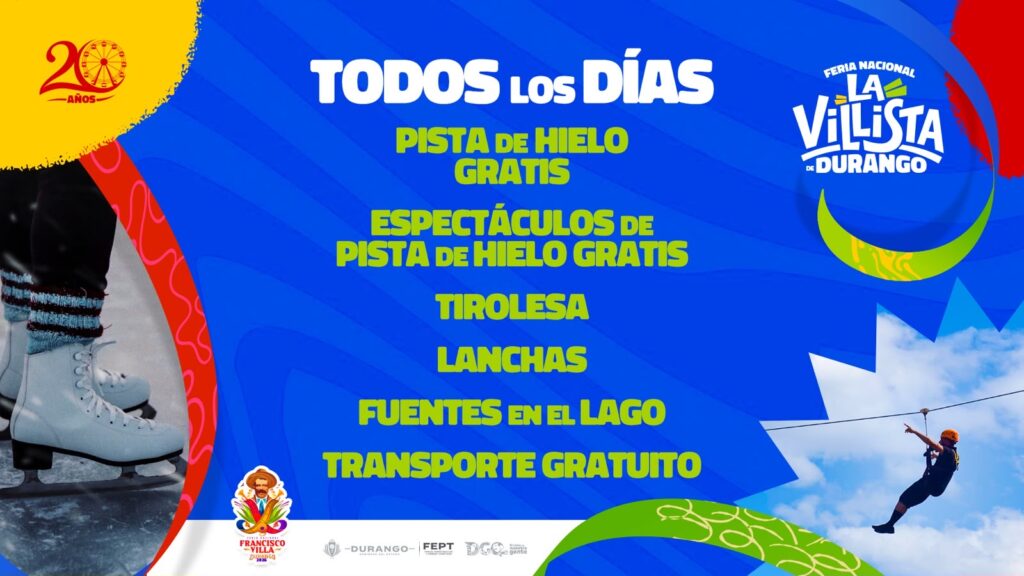Arranca La Villista 2026 con transporte, pista de hielo y atracciones gratuitas