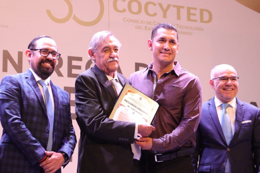 ITD destaca en el Premio Estatal de Ciencia, Tecnología e Innovación Durango 2025