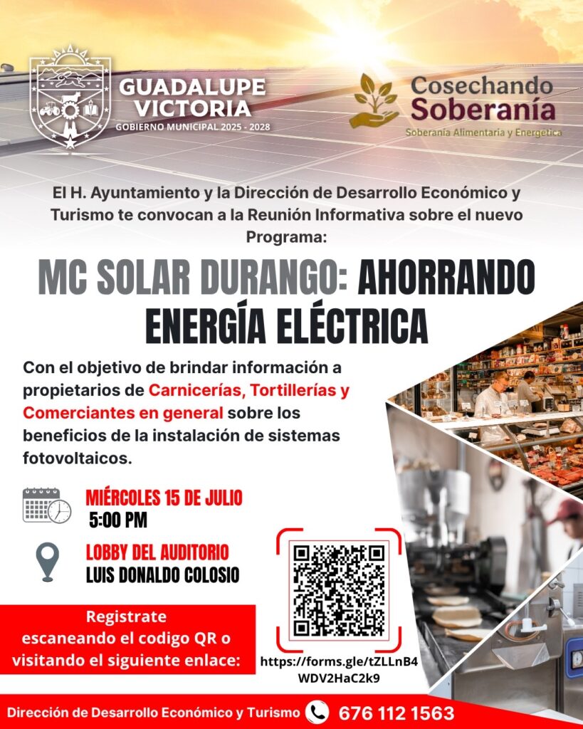 Invitan a comerciantes a conocer programa de ahorro de energía con sistemas fotovoltaicos