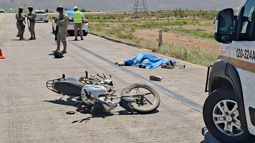 Motociclista muerto, tenia 15 años
