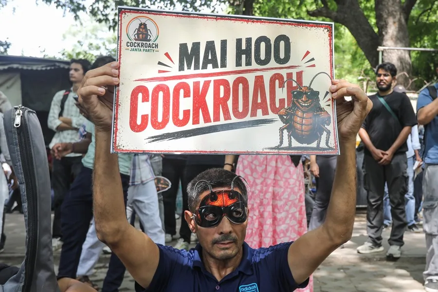 Movimiento Cucarachas gana fuerza con protestas en India