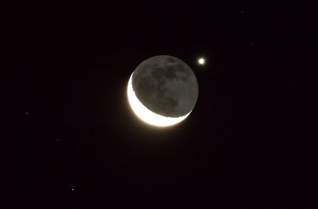 Venus y la Luna protagonizarán una conjunción visible en julio