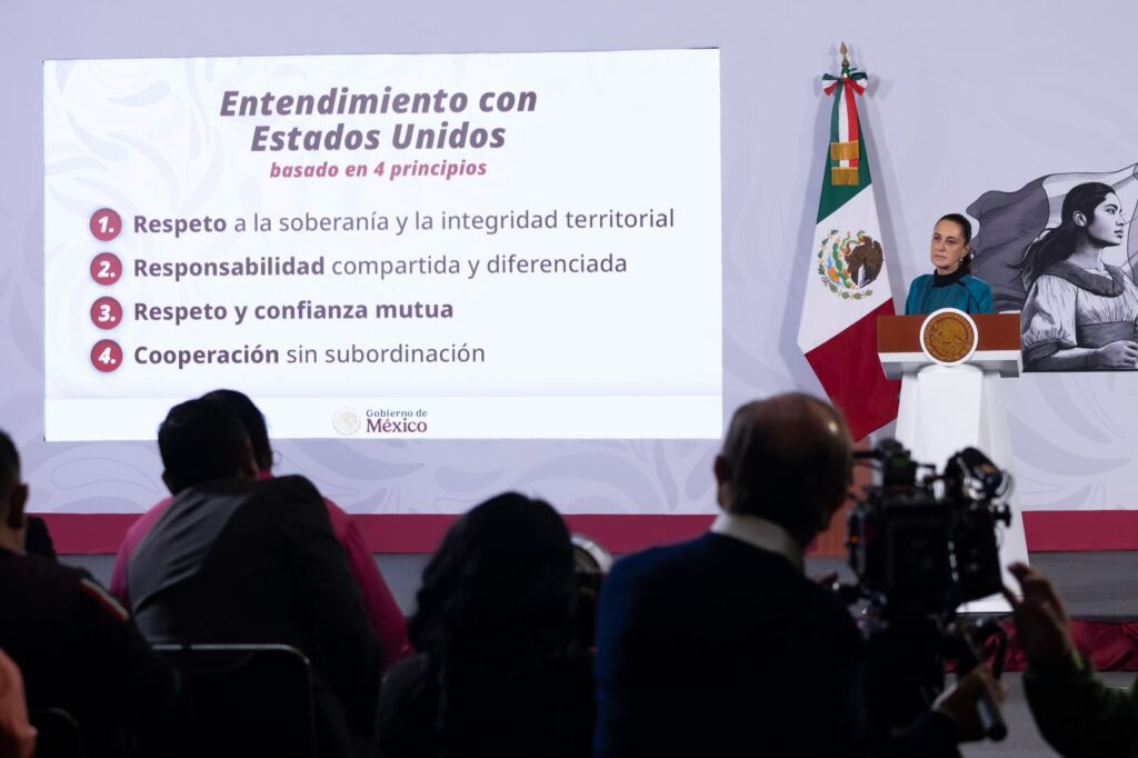 Sheinbaum rechaza pactos con crimen organizado y cuestiona versiones de EUA sobre «El Mayo»