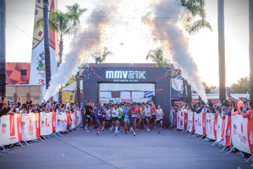 Más de mil corredores hacen del Medio Maratón Villista 2026 una gran fiesta deportiva en Durango