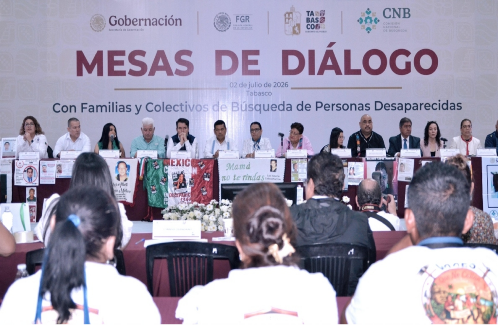Rosa Icela Rodríguez encabeza mesa con familias de personas desaparecidas