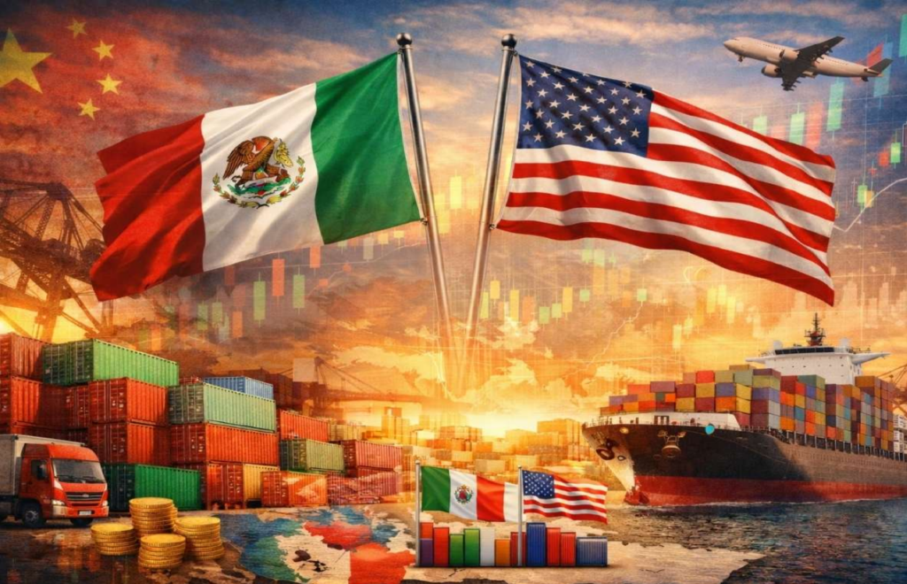 Comercio entre México y Estados Unidos registra máximo histórico