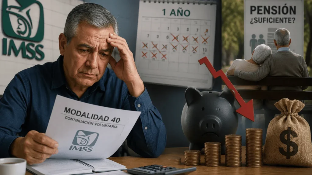 IMSS explica cuándo puedes perder la Modalidad 40