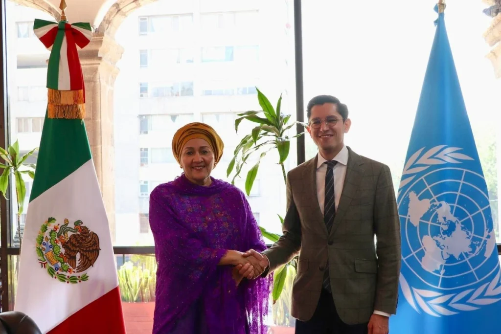 Roberto Velasco y la ONU dialogan sobre el fortalecimiento del multilateralismo